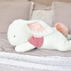 Best Peluche géante XXL Lapin beige - Happy Boho - 80 cm Happy Doudou|Lapin