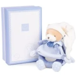 Discount Peluche hochet ours Petit chou - Bleu - 19 cm Cerise Et Petit Chou|Hochets Et Pantins D'activités