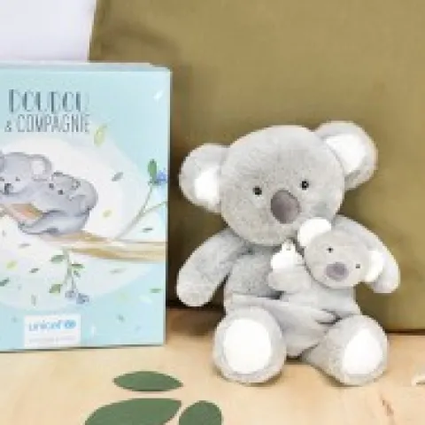 Sale Peluche koala avec Bébé - 25 cm - Unicef Collection Unicef|Koala