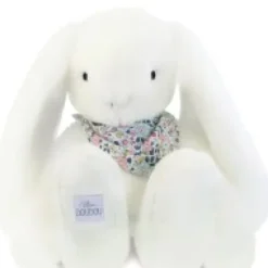 Online Peluche lapin Blanc XXL - Lapin Fleurette 50 cm Lapin Fleurette|Lapin