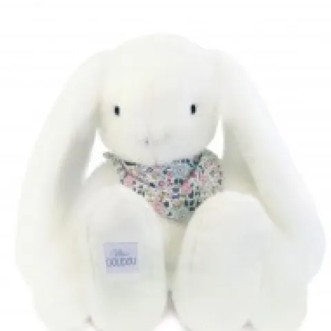 Online Peluche lapin Blanc XXL - Lapin Fleurette 50 cm Lapin Fleurette|Lapin