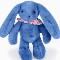 Sale Peluche lapin bleu 25 cm - Lapin Fleurette Lapin Fleurette|Lapin