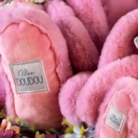 New Peluche lapin rose 25 cm - Lapin Fleurette Lapin Fleurette|Lapin
