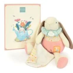New Peluche lapin rose avec doudou - LAPIN CIBOULETTE - 28 cm Dans Mon Jardin|Lapin