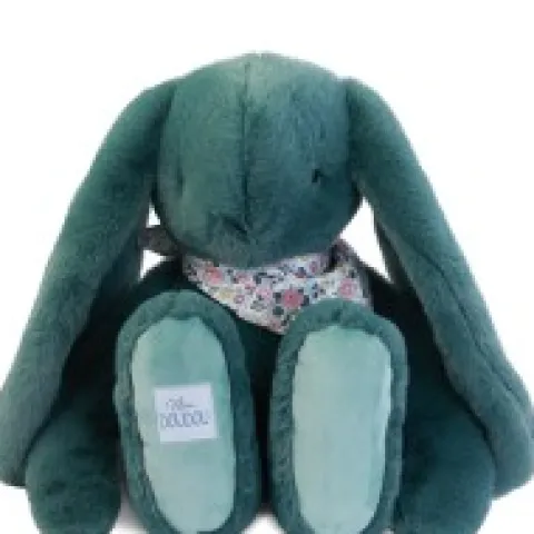 Online Peluche lapin Vert XXL - Lapin Fleurette 50 cm Lapin Fleurette|Lapin