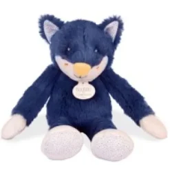 New Peluche Loup bleu marine Tiwipi - 30 cm Tiwipi