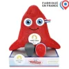 Hot Peluche mascotte Jeux Paralympiques Paris 2024 fabriquée en France - Edition limitée version maille lurex- 29 cm Mascotte Jo|Mascotte Jo