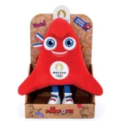 Hot Peluche Mascotte Officielle Jeux Olympiques Paris 2024 - 27 cm Mascotte Jo|Mascotte Jo