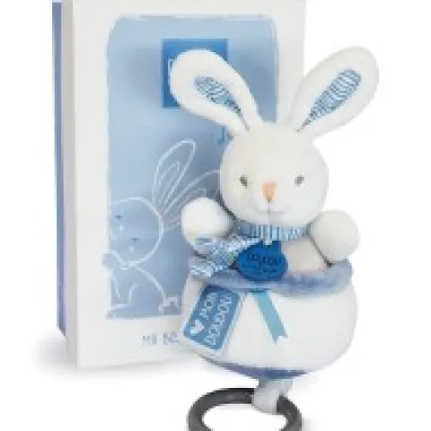 Sale Peluche musicale lapin bleu - 20 cm Les Prix Doux|Rikikis & Méli Mélo