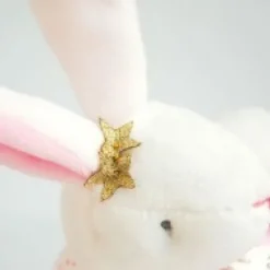 Hot Peluche musicale lapin étoile rose - 14 cm Perlidoudou|Boîte À Musique
