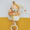Hot Peluche musicale ours beige et miel - 20 cm Rikikis & Méli Mélo|Boîte À Musique