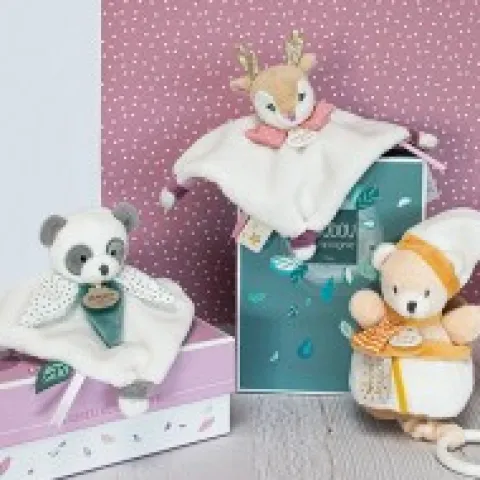 Hot Peluche musicale ours beige et miel - 20 cm Rikikis & Méli Mélo|Boîte À Musique