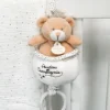 Hot Peluche musicale ours Petit Roi  marron - 14 cm Les Coffrets À Offrir|Cadeaux Naissance