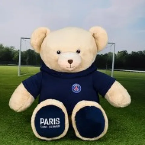 Clearance Peluche officielle Ours PSG capuche - 50 cm Psg|Ours