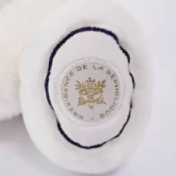 Best Peluche ours blanc fabriqué en France - L'Ours Élysée - 30 cm Collection X Elysée|Ours