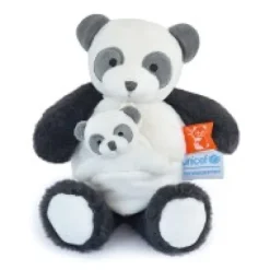 Clearance Peluche Panda avec bébé - 25 cm - Unicef Collection Unicef|Panda