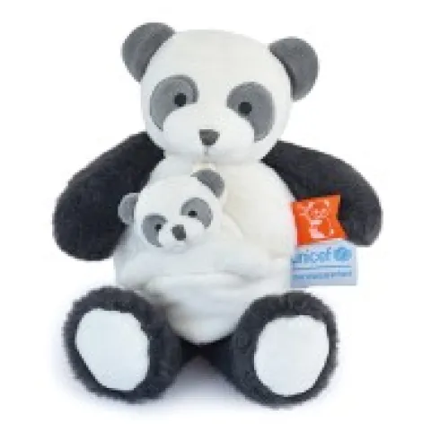 Clearance Peluche Panda avec bébé - 25 cm - Unicef Collection Unicef|Panda