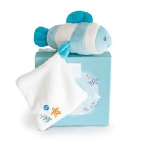 Sale Peluche poisson clown mignon avec doudou - vert - 16 cm Les Prix Doux|La Mer