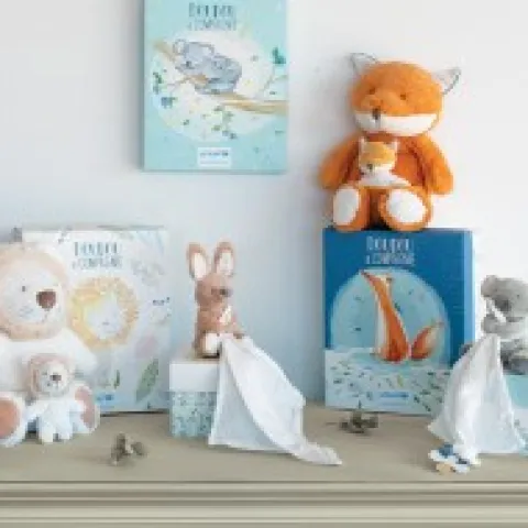 Clearance Peluche renard avec Bébé - 25 cm - Unicef Collection Unicef|Renard