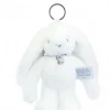 Best Porte clé en peluche Lapin Blanc- 18 cm - Lapin Fleurette Lapin Fleurette|Lapin