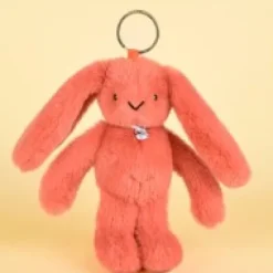 Hot Porte clé en peluche Lapin Orange - 18 cm - Lapin Fleurette Lapin Fleurette|Lapin
