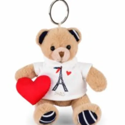 New Porte clé Ours Sweat Tour Eiffel- 15 cm Souvenir Of Paris|Porte-clé