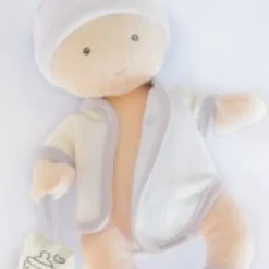 Best Poupon avec Couffin - Blanc et Gris Les Prix Doux|Poupées De Chiffon