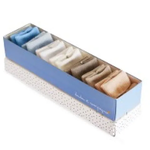 Outlet Semainier de chaussettes bébé - Cadeau naissance bébé garçon - 0/6 mois Cadeaux Naissance|Les Prix Doux