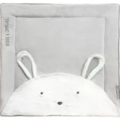 Sale Tapis de Parc Lapin - gris perle - 100 x 100 cm Les Prix Doux|Les Tapis