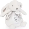 New Veilleuse Lapin Musicale Projection mur avec chansons Douces - Blanc Veilleuses