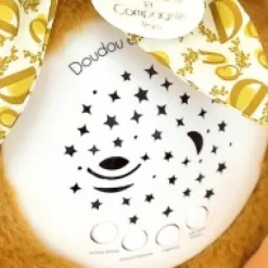 Best Veilleuse Lapin Musicale Projection mur avec chansons Douces - Jaune moutarde Veilleuses